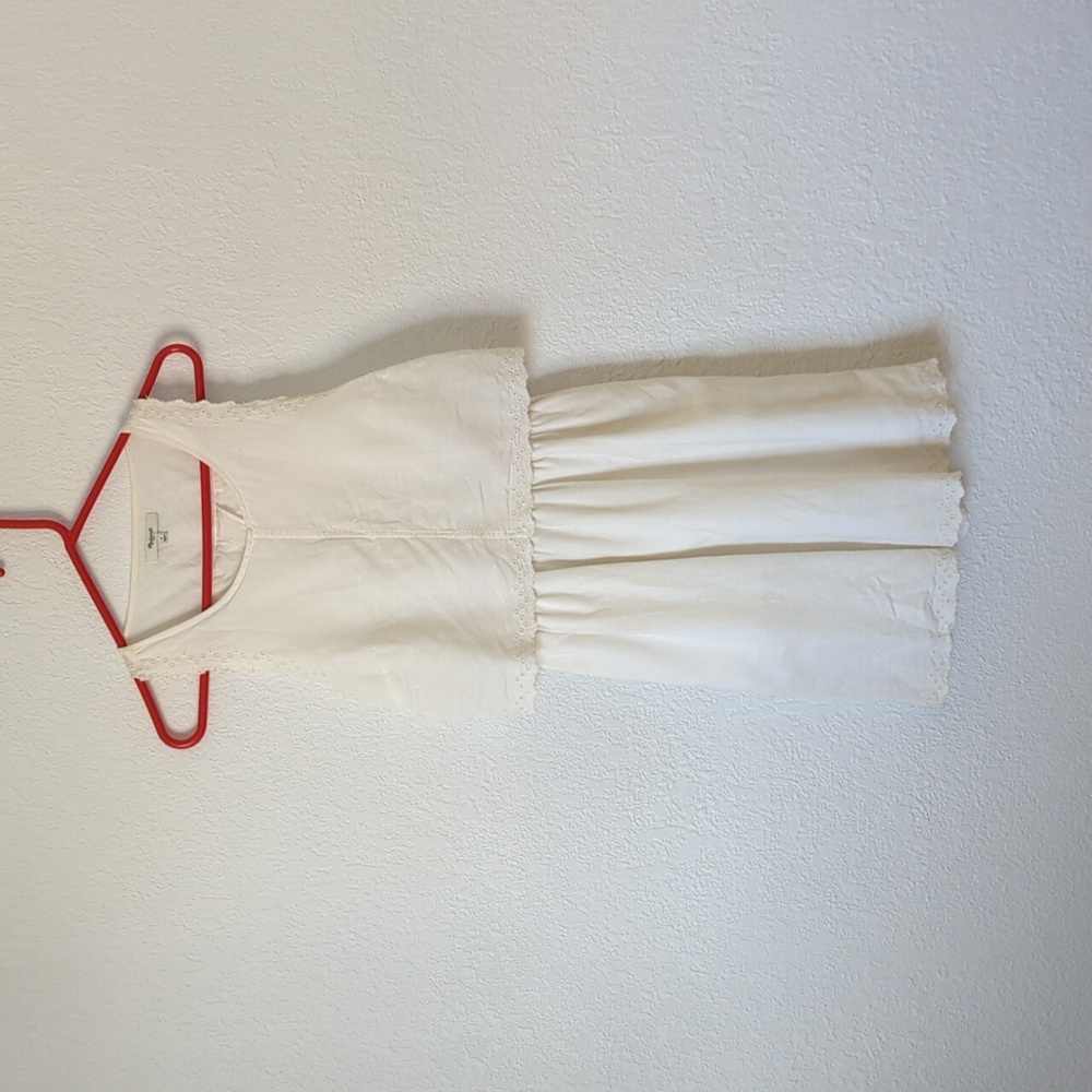 Madewell White Open-Back Mini Dress - Sz 4
